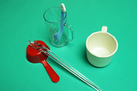 金型による成形品